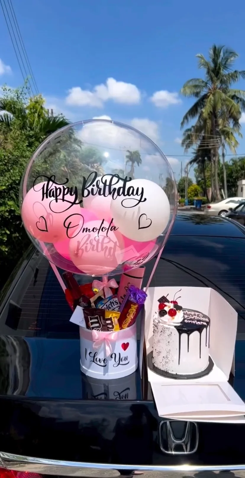 Balloon Treat Box for Girls