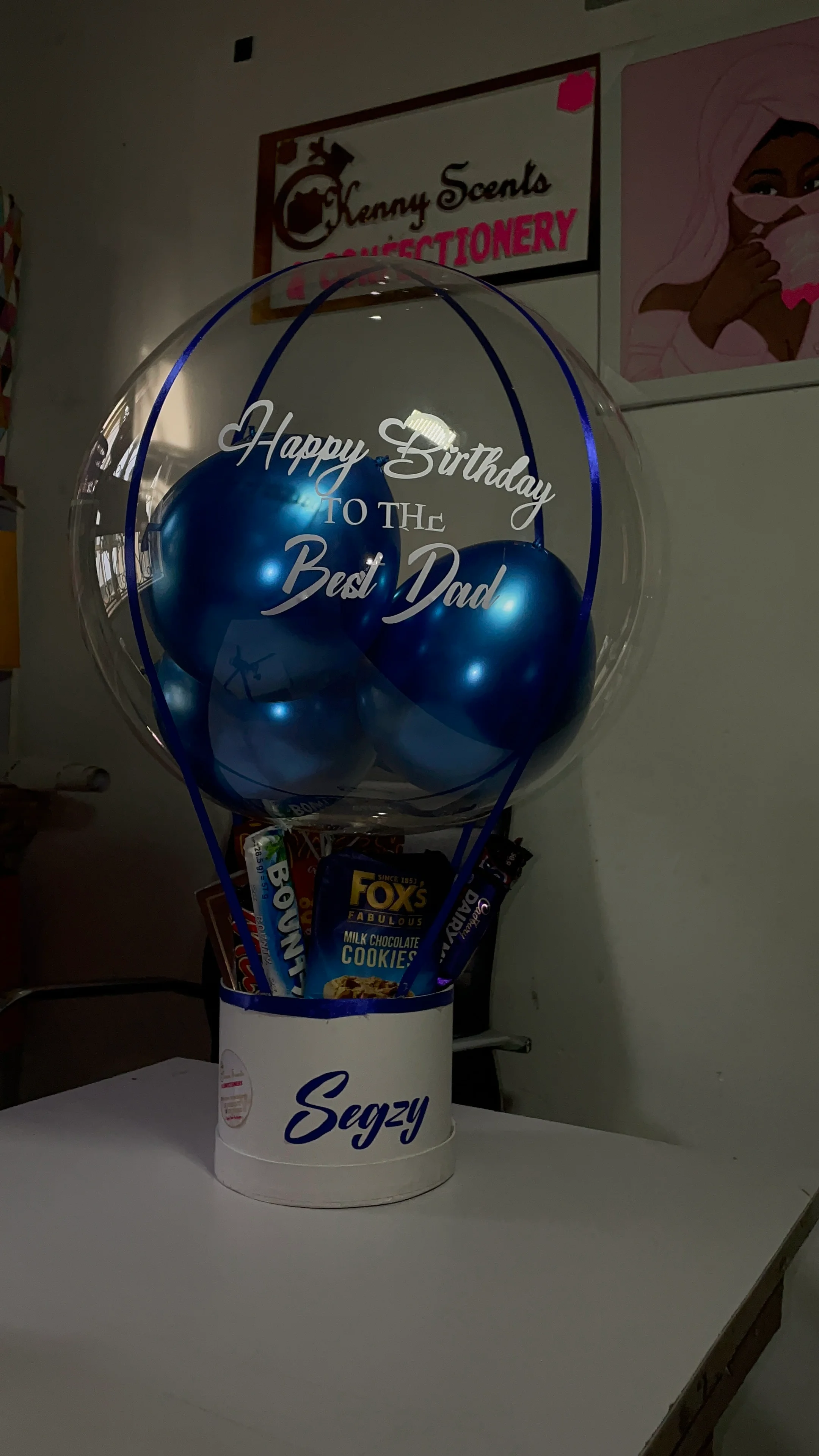 Balloon Treat Box for Guys